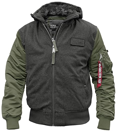 Alpha Industries MA-1 D-Tec Wool Fliegerjacke