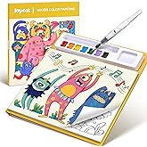 JoyCat Paint with Water Coloring Books for Toddlers, Watercolor Painting Sets for Kids Ages 3-5 4-8, Arts and Crafts Drawing 