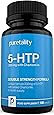 5-HTP 200mg, 180 Capsules (6 Month Supply)  - Double Strength 5 HTP with Added  Chamomile by Puretality