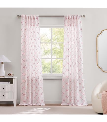 Amazon.com: Laura Ashley Varick Window Curtains, 4 Panels, Each 38