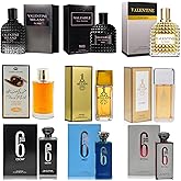 A CENTER Men's Cologne Sampler Set (100ml Each*9PCS) | Luxury Fragrance Variety Pack for Men | Woodsy, Citrus, Spicy & Fresh Scents | Gift Ready Collection(Combo Set P)