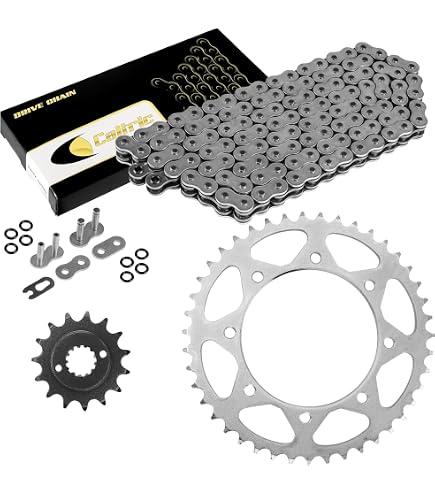 Amazon.com: Caltric Green O-Ring Drive Chain and Sprocket Kit