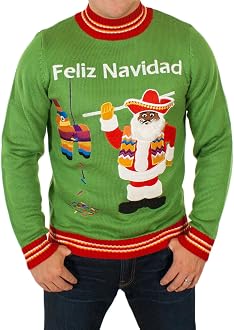 Feliz Navidad Ugly Christmas Sweater 