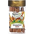 Rani Organic Cinnamon Sticks 1.4oz (40g) PET Jar - 7-9 Sticks - Strong Aroma, Perfect for Baking, Cooking & Beverages | 3+ Inches Length - Cassia Saigon Cinnamon from Vietnam | Kosher