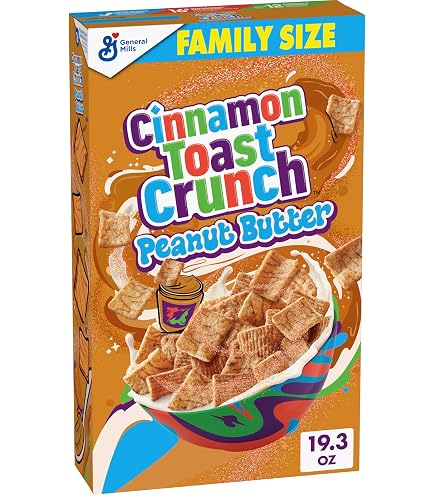 Amazon.com: Tres Leches Toast Crunch Breakfast Cereal, Crispy Tres