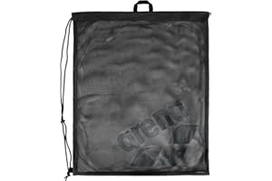 ARENA One Go Pool Gear Sack Swim Mesh Bag Drawstring Satchel for Swim Accessories Quick Dry Polyester Equipment Tote for Swim Team Practice
