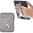 TFY E-Reader Protective Pouch Bag with Zip Closure, Plus Bonus Hand Strap Holder for 6 inch e-Readers - Kindle 6 inch/Paperwhite/Voyage/Oasis 6 Inch/Nook GlowLight Plus/Kobo Aura/Touch 2.0