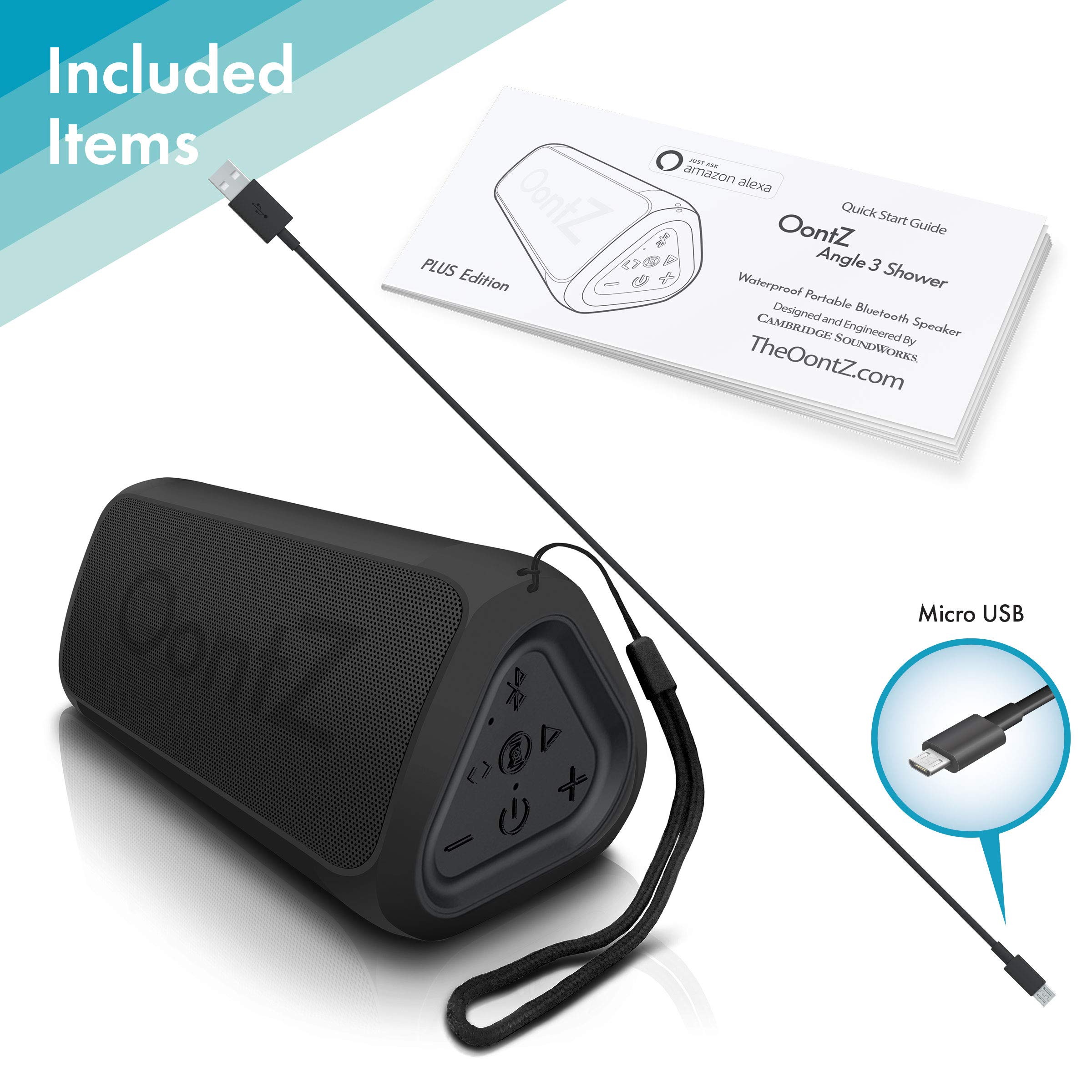 Alexa, Waterproof Bluetooth Speaker 