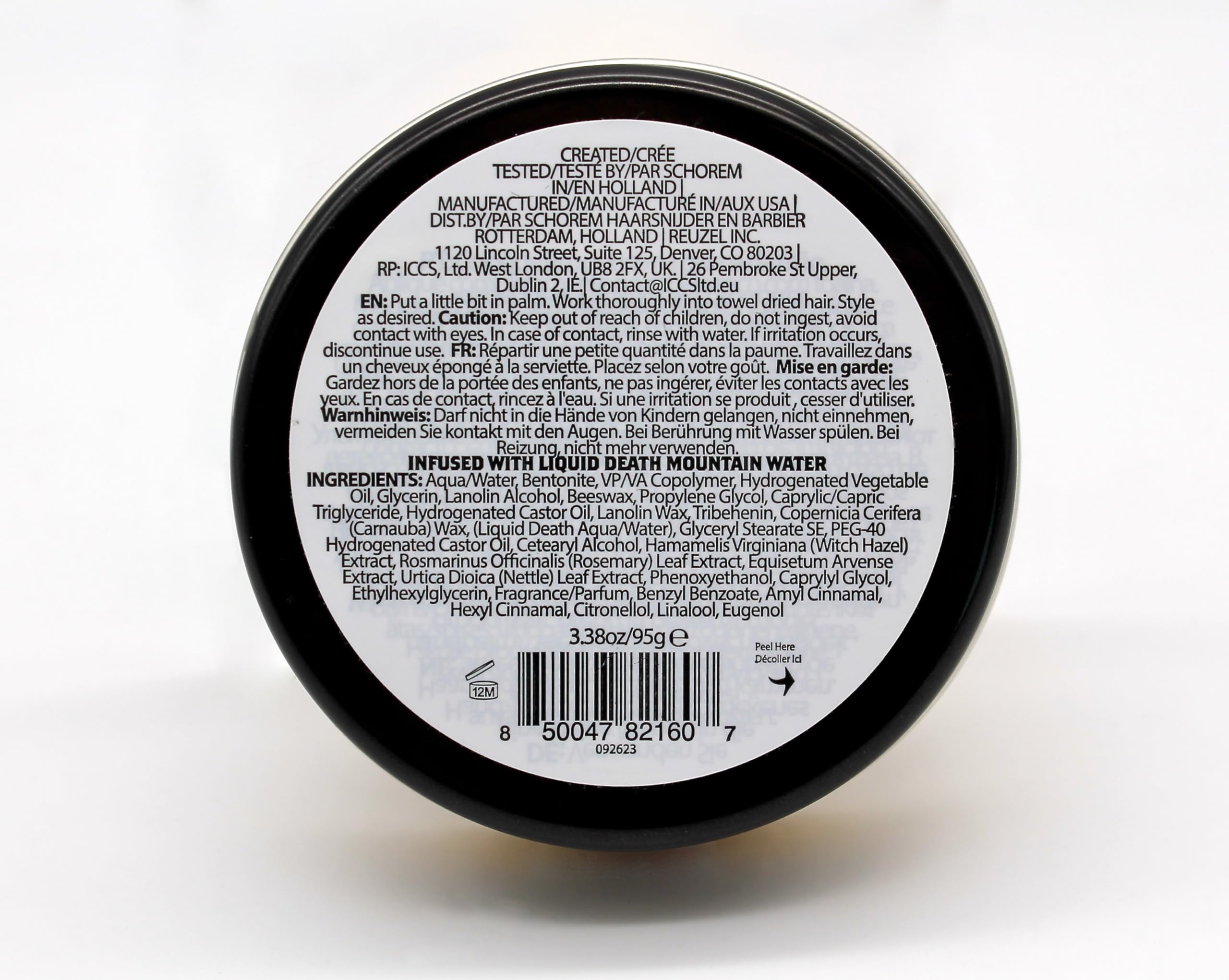 Reuzel Surf Texture and Definition Cream, Light All Day Hold, Water Soluble Styling, Matte Finish & Flake Free, For All Hairstyles, 3.38 oz