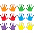 Trend Handprints Classic Accents Variety Pack, Classroom Bulletin Board Cut Outs, 5-1/2 to 6 Inches, 36 Count
