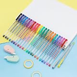 EXERZ Gel Pen Set 24pcs Rainbow Colours Fine Ink 0.6/0.8/1.0mm view 8