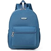 AOTIAN Mini Lightweight 11.8 Inch Backpack Durable Travel Hiking Women and Girls Small Daypack, 7 Liters Light Blue