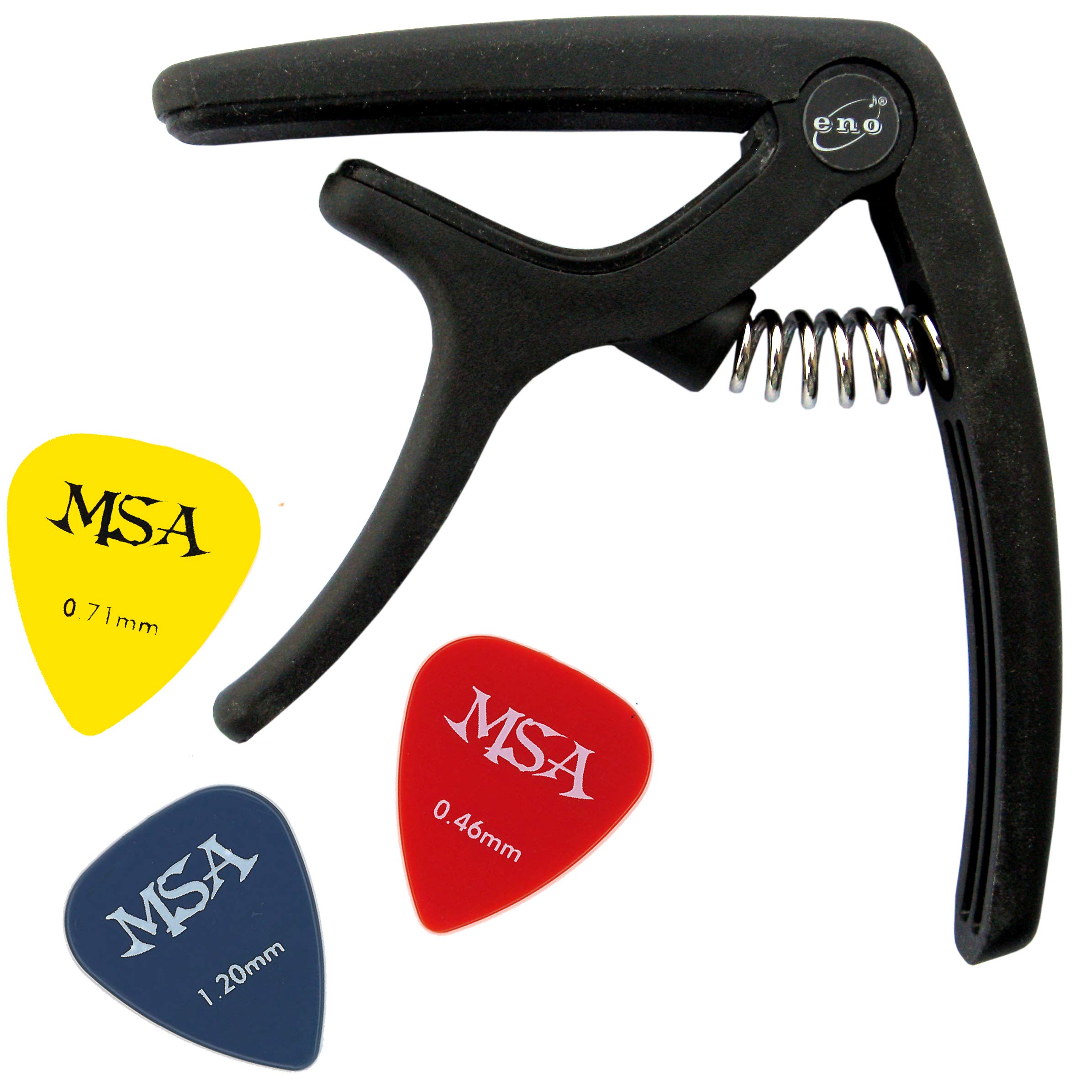 Capo Master Concert Acoustic Electric Guitar Classic Cap Black Includes 3x free plaque.