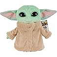 Mattel Star Wars Plush Figure, 8-inch Grogu Soft Doll, Collectible Toy Inspired by The Fan-Favorite Character from Star Wars The Mandalorian