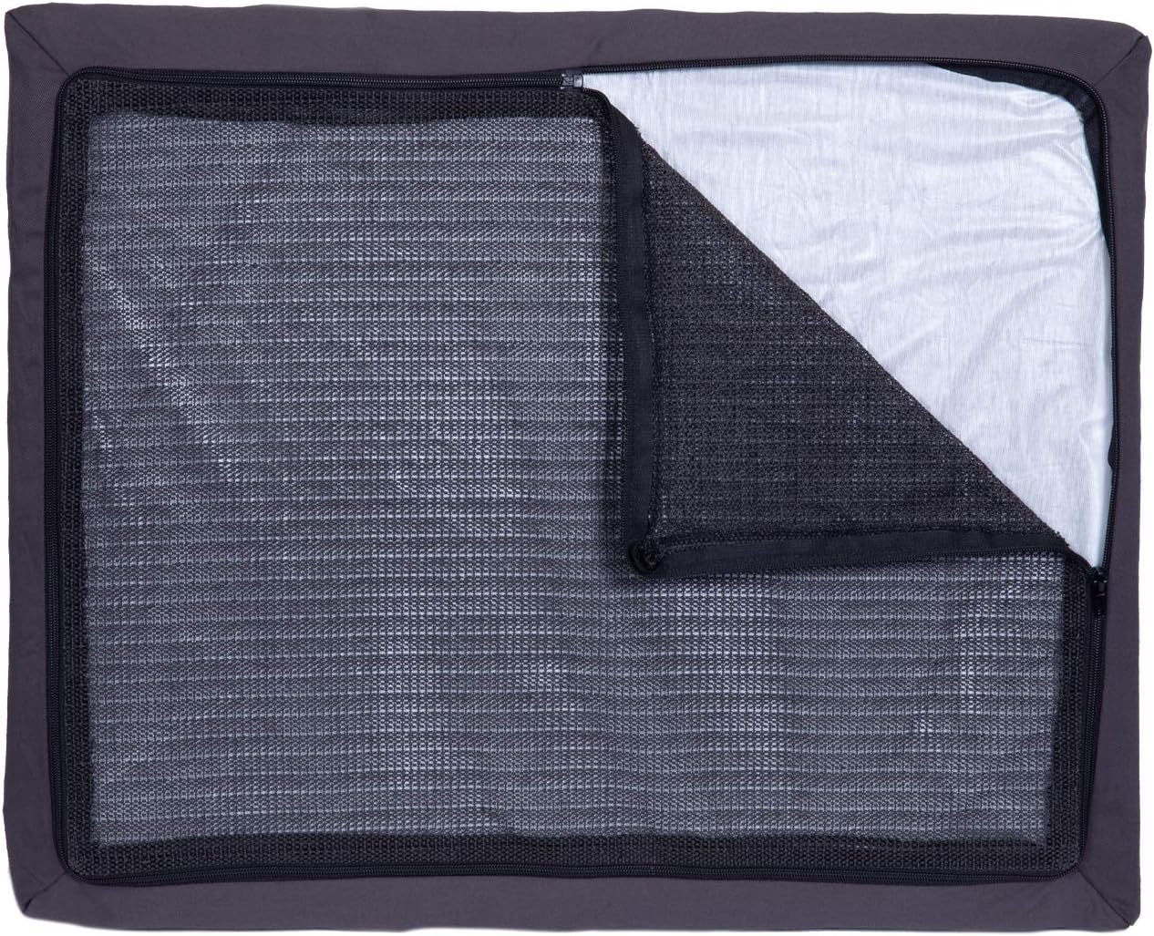 Sealy Dog Bed with Quad Layer Technology, Small, Modern Gray : Pet Beds : Pet Supplies