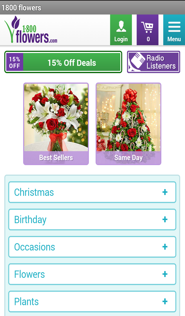 1800Flowers Appstore for Android