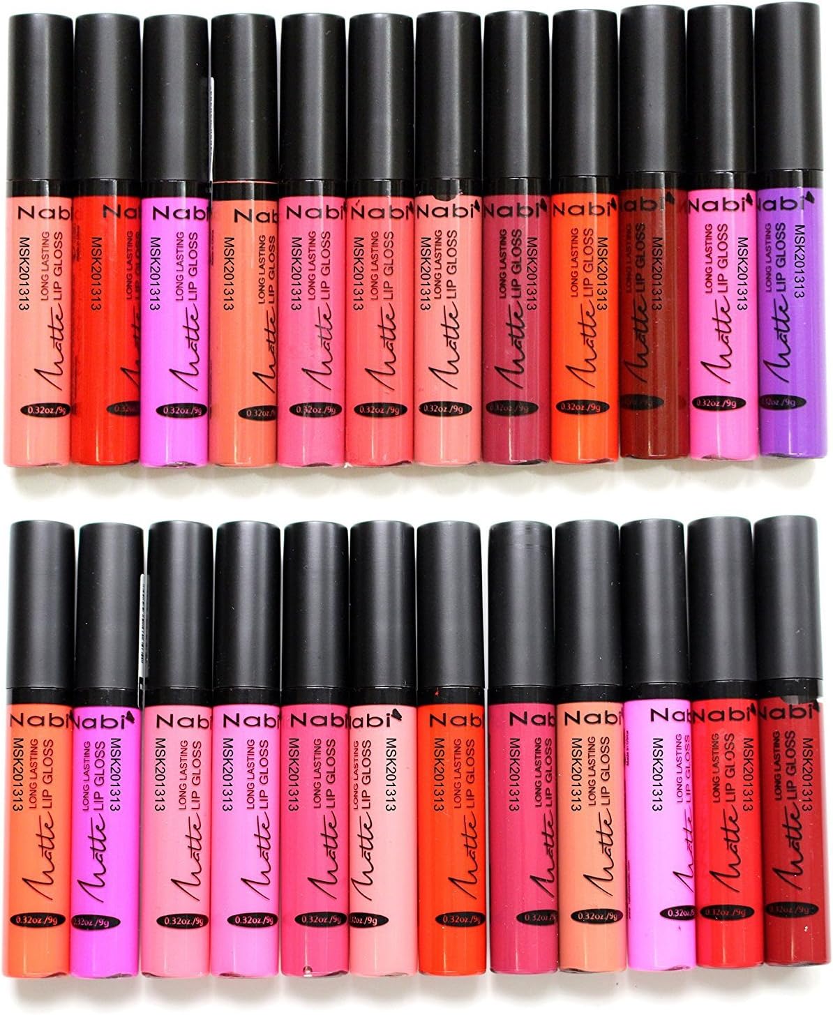 24 Nabi Cosmetics Matte Lip Gloss Full Set 24 Premium Colors by Nabi Amazon.es Belleza