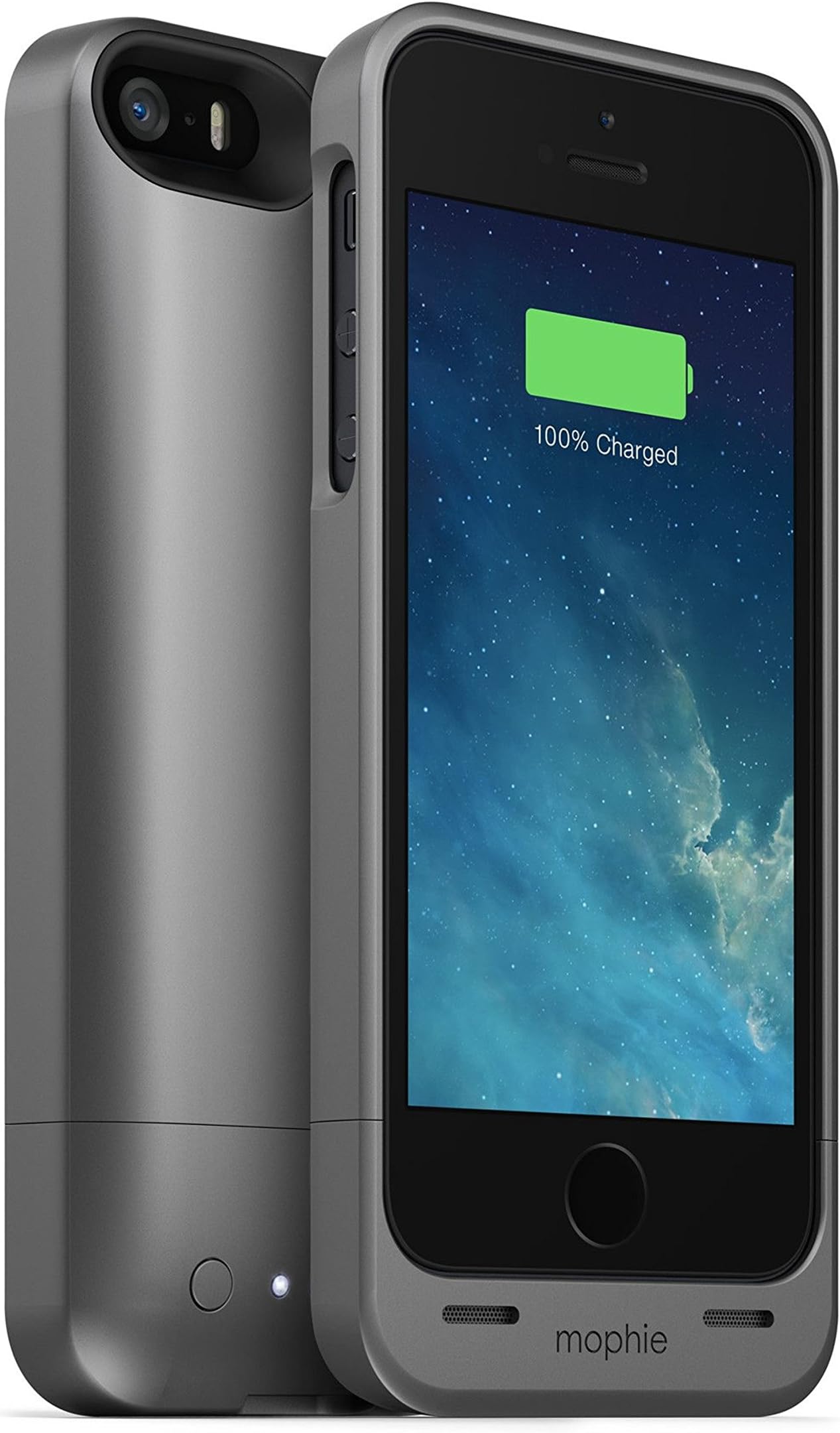 mophie Juice Pack Helium Battery Case for Iphone 5/5s (1,500mah) - Gray (Certified Refurbished)