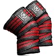 Mava Sports Knee Wraps for Cross Training WODs Compression & Elastic Support