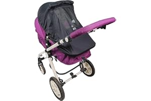 LLUFO Stroller Sun Shade Universal Stroller Shade Cover for Baby Stroller and Car Seat Combo, Baby Carriage,Bassinet Stroller, Wind Cover Blocks 95% of The Sun's Rays Baby Stroller Accessories – Black