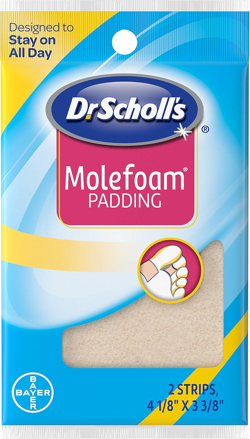 Dr. Scholl's Molefoam Padding 2 Each (Pack of 4): Health & Personal Care