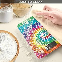 Tie Dye Food Scale Waterproof Digital Kitchen