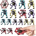 Gokeey Transformable Fidget Spinners 16 Pcs for Kids and Adults Stress Relief Sensory Toys for Boys and Girls Fingertip Gyros for ADHD Autism for Kids(Fingertoy-16pc)