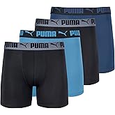 PUMA Men's 4 Pack Active Stretch Boxer Briefs