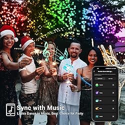 Brizled Smart Christmas Lights, 196ft 600 LED Smart