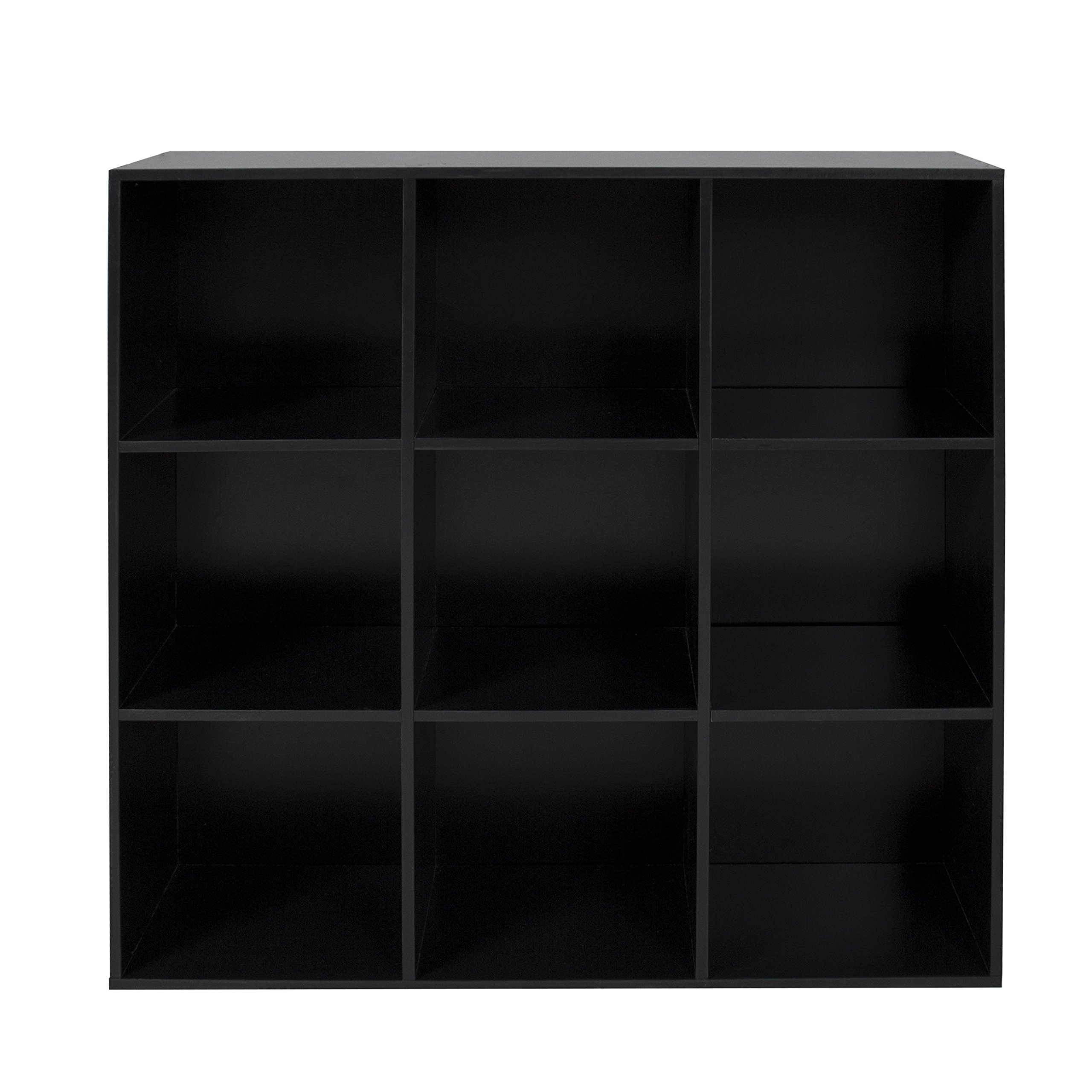 Best Choice Products Furniture 9 Cube Shelves Storage Organizer- Black
