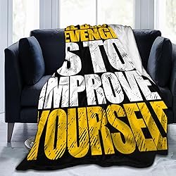 Inspirational Slogan Blankets 50”x40” for Women