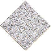 Gorgeous Island 21x21 inches 100% Cotton Bandana for Women - Soft Square Scarf, Multi-Purpose Head Covering, Hair Bandana