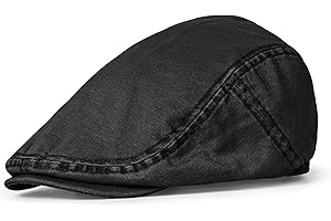 Clakllie Vintage Gatsby Flat Cap Men's Newsboy Cap Classic Cabbie Hunting Hats Ivy Irish Hat Adjustable Gatsby Driving Hat