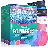 Under Eye Patches (30 Pairs), Under Eye Mask for Puffy Eyes, Dark Circles,Bags and Wrinkles with Collagen, Relieves Pressure and Reduces Wrinkles, 3Mix