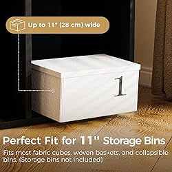 COMHOMA 6 Wood Cube Storage Organizer with Open