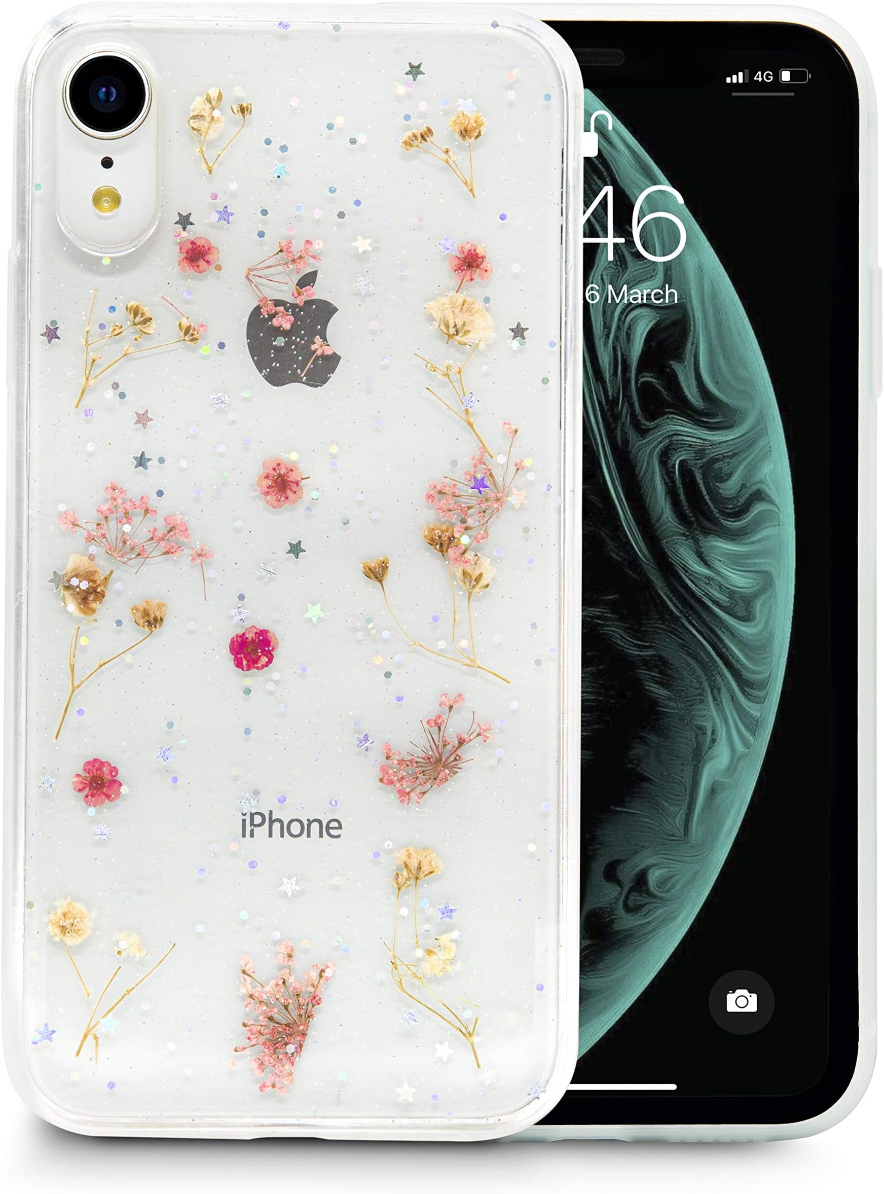 Enflamo Back Cover for iPhone XR (Silicone | Pink | Printed)