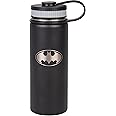 DC Batman Stainless Steel Water Bottle - Wide Mouth Double Walled Vacuum Insulated Bottle for Hot and Cold Beverages - 550ml/18oz