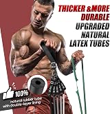 HPYGN Resistance Bands Set 150lb with Handles Door Anchor Ankle Straps view 3