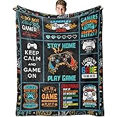Video Game Gifts: Gamer Soft Comfortable Travel Blanket for Boys & Girls, Game Blankets Present for Kids & Adults, Size 40'x50'