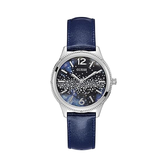 Guess Womens Analogue Classic Quartz Watch With Leather Strap