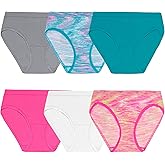 Fruit of the Loom Girls’ Seamless Underwear Multipack