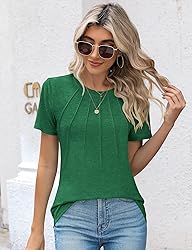 Kistore Women's Fashion 2025 Round Neck Short