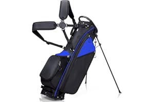 KYTAI Lightweight 7 Way Divider Golf Stand Bag for Men/Women- Dual Straps, Stable Stand, Multiple Pockets, Rain Hood & Towel Ring