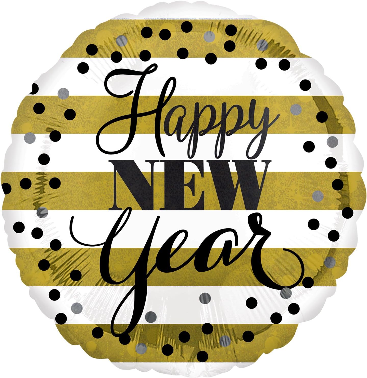 Amscan International 3426201 Foil balloonSD-C:Golden New Year, Large