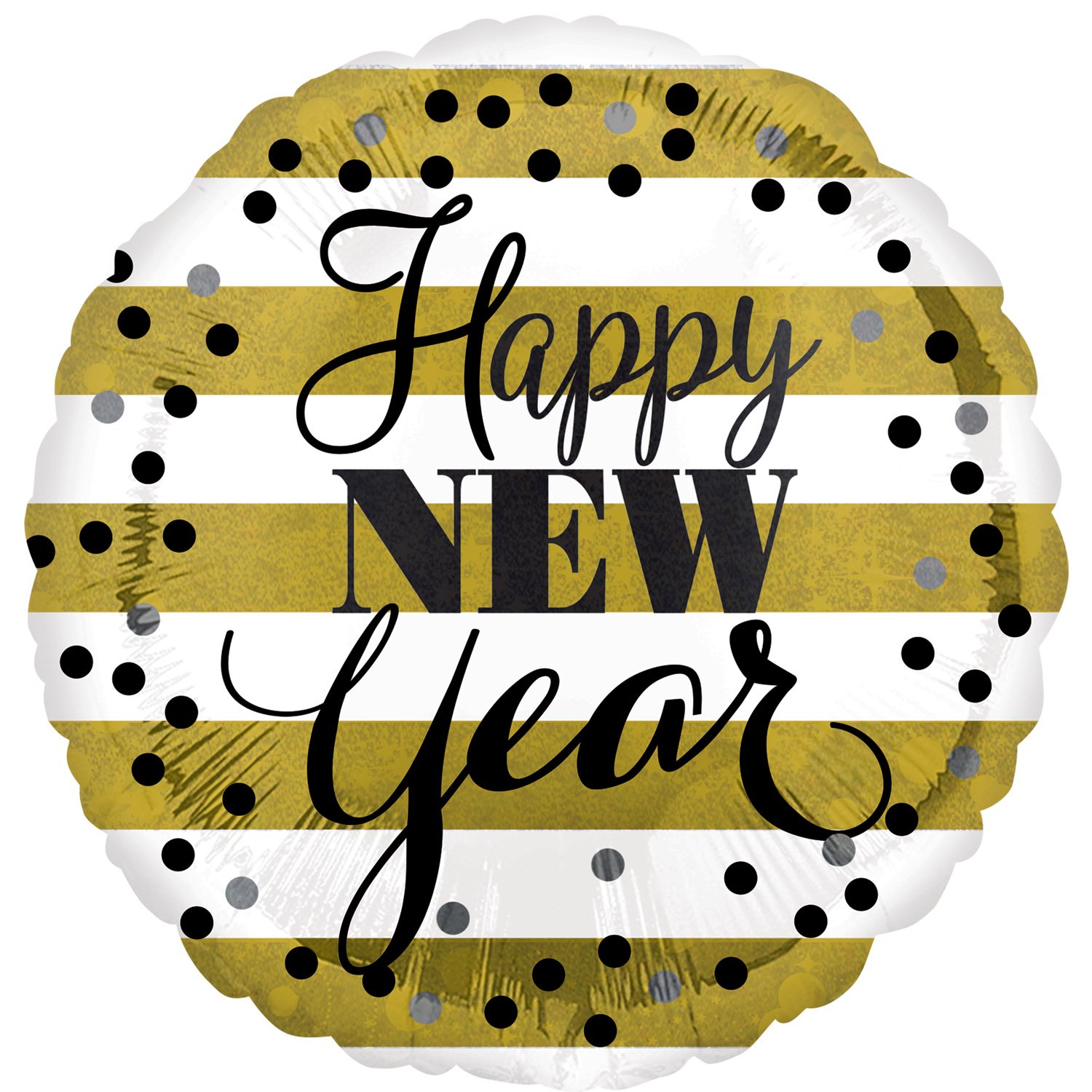 Amscan International 3426201 Foil balloonSD-C:Golden New Year