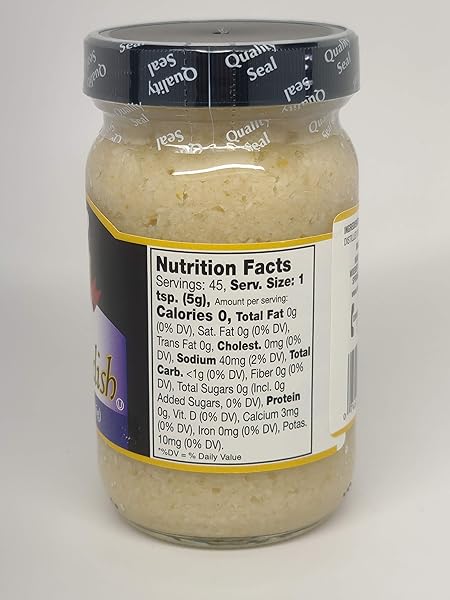 PURE HORSERADISH – 8OZ JAR – HOMESTYLE