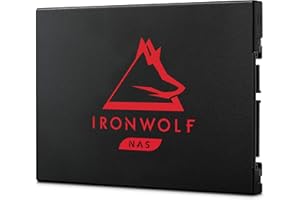 Seagate IronWolf 125 SSD 1TB NAS Internal Solid State Drive - 2.5 Inch SATA 6Gb/s speeds of up to 560MB/s with Rescue Service