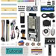 Freenove Super Starter Kit for ESP32-WROVER CAM (Included), Dual-core 32-bit 240 MHz Microcontroller, Onboard Camera Wireless, Python C Code, 522-Page Detailed Tutorial, 173 Items, 78 Projects