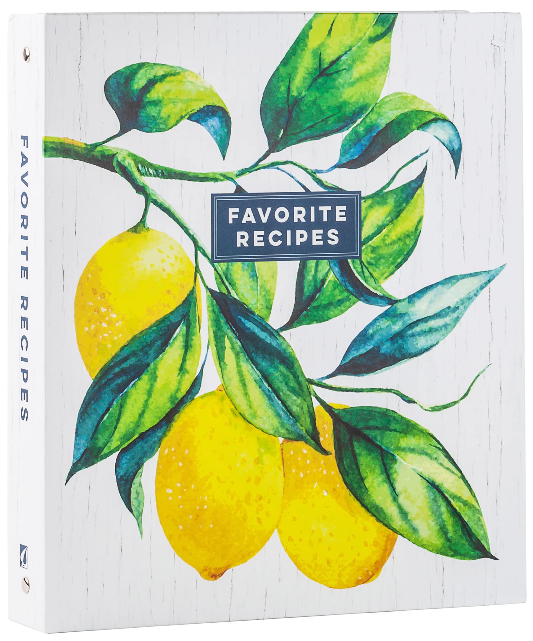 Deluxe Recipe Binder - Favorite Recipes (Lemons) - Write In Your Own Recipes Deluxe Recipe Binder - Favorite Recipes (Lemons) - Write In Your Own Recipes Hardcover