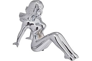 GG GRAND GENERAL Grand General 48410 Chrome Sitting Lady Hood Ornament